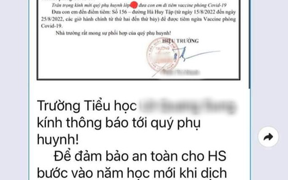 Thực hư thông tin học sinh Đà Nẵng không tiêm vaccine COVID-19 thì không được học bán trú