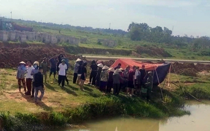 Ba học sinh chết đuối thương tâm trong hố nước công trình ở Vĩnh Phúc