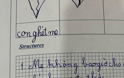 Tờ giấy với dòng chữ ‘con ghét mẹ’ của bé gái khiến nhiều người giật mình xót xa