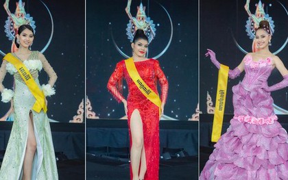 Loạt váy dạ hội bị chê của dàn thí sinh Miss Grand Campuchia 2022