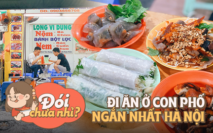 Đi ăn ở con phố ngắn nhất Hà Nội, thưởng thức đủ các món ăn vặt yêu thích của giới trẻ