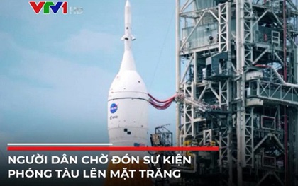 Người dân chờ đón sự kiện phóng tàu Orion lên Mặt trăng