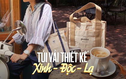 Đeo túi vải vừa xinh vừa bảo vệ môi trường và đây là 4 địa chỉ sắm sửa bạn cần ghim ngay