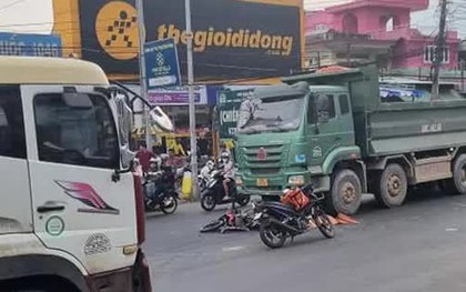 Đồng Nai: Nữ sinh bị xe ben tông tử vong trên đường đi học về, giao thông ùn ứ trên Quốc lộ 1