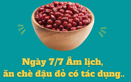 Bạn trẻ hào hứng ăn đậu đỏ ngày Thất tịch để "thoát ế"
