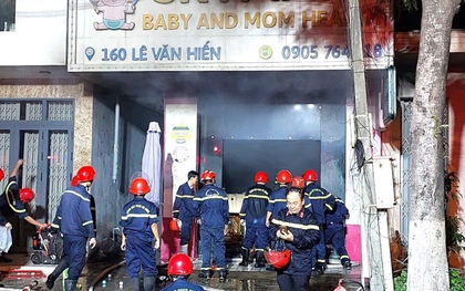 Lại cháy ở Đà Nẵng, shop quần áo trẻ em bị thiêu rụi
