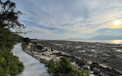 Thủy đạo Điệp Sơn nối 3 hòn đảo khi triều xuống ở Khánh Hoà