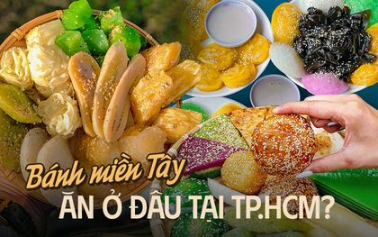 Ở TP.HCM muốn ăn bánh miền Tây cứ tìm đến 5 xe đẩy bình dân này, đủ món lại ngon - bổ - rẻ