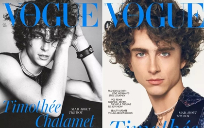 Timothée Chalamet - người đàn ông đầu tiên xuất hiện 1 mình trên trang bìa tạp chí Vogue Anh