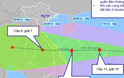 Bão số 4 giật cấp 16 tạo sóng cao 9-11 m, di chuyển nhanh vào Trung Bộ