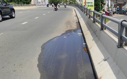 TP.HCM: Cầu vượt Nguyễn Hữu Cảnh bị đứt cáp ngầm, cấm xe tải và xe trên 16 chỗ lưu thông