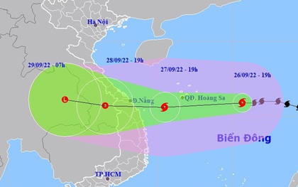 CẬP NHẬT TIN BÃO KHẨN CẤP: Bão NORU giật trên cấp 17 cách Đà Nẵng - Quảng Ngãi 270km