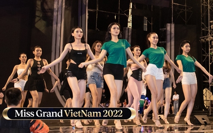 Tổng duyệt chung khảo Miss Grand Vietnam, các thí sinh lộ diện trên sân khấu hoành tráng