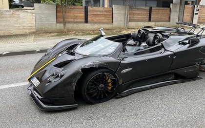 Siêu xe Pagani 17 triệu USD tan nát, chi phí sửa hứa hẹn không dễ chịu