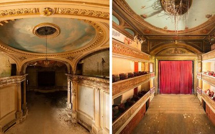 Bên trong những nhà hát bị bỏ hoang trên khắp thế giới, nơi dưới lớp bụi là những công trình nghệ thuật