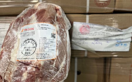Tiêu hủy hơn 20 tấn thịt bò đông lạnh không rõ nguồn gốc tại Hà Nội