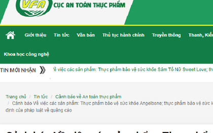 Cảnh báo 3 sản phẩm thực phẩm bảo vệ sức khoẻ vi phạm quảng cáo