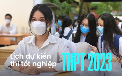 NÓNG: Đã có lịch dự kiến tổ chức kỳ thi tốt nghiệp THPT năm 2023!