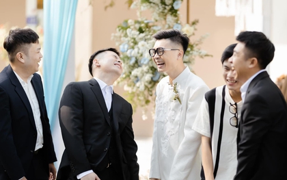 Đám cưới thiếu gia Bụt - Khánh Huyền khiến dân tình khen nức nở khi đội bê tráp toàn trai đẹp làng game