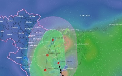 Bão áp sát vịnh Bắc Bộ, tiếp tục mạnh thêm