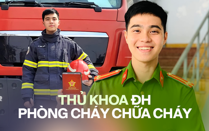 Thủ khoa trường Phòng cháy Chữa cháy được UBND Hà Nội vinh danh: Thăng hàm sớm 1 năm, tâm sự điều sợ nhất khi làm nghề