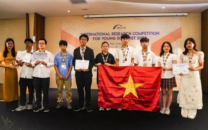Học sinh Việt Nam đạt thành tích cao cuộc thi nghiên cứu khoa học quốc tế