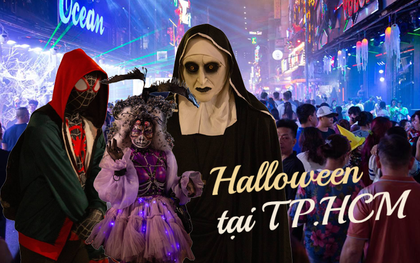 Giới trẻ TPHCM "cosplay" đủ nhân vật chơi Halloween