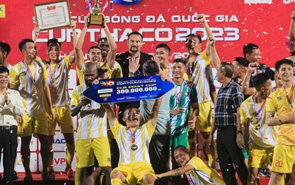 CLB Thanh Hoá ăn mừng cuồng nhiệt khi "hạ đẹp" dàn sao CAHN FC giành Siêu Cup quốc gia 2023
