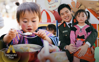 Chuyện chàng Trung úy vùng cao cùng đồng đội hỗ trợ nuôi cơm trưa cho hàng nghìn em nhỏ