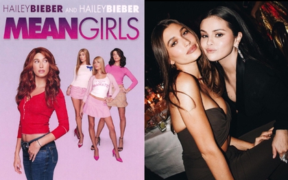 Hailey Bieber hóa nữ chính Mean Girls chơi Halloween, nhân tiện "đá đểu" Selena Gomez?