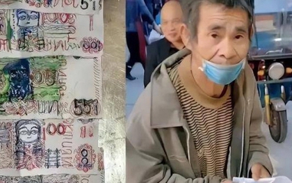 Ông lão ngang nhiên mua mì bằng "tiền vẽ", chủ quán không đuổi đi mà chấp nhận bị "lừa" suốt 9 năm