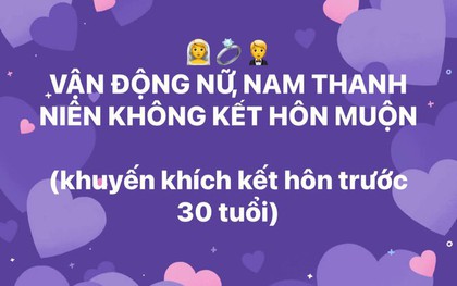 Dân tình "giật mình" vì fanpage Thông tin Chính chủ đăng status "giục cưới" trước 30 tuổi