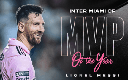 Messi là cầu thủ xuất sắc nhất năm 2023 của Inter Miami