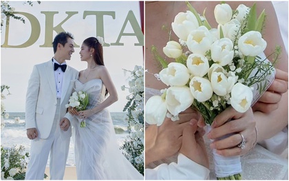 Hoa cầm tay của vợ chồng Đăng Khôi sau 10 năm "cưới lại" có ý nghĩa đặc biệt gì trong hành trình mới?