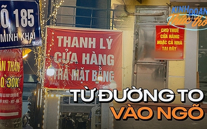 Nhiều hàng quán ở Hà Nội chấp nhận chuyển về ngõ nhỏ hoặc bán vỉa hè vì không đủ chi phí thuê nhà mặt phố