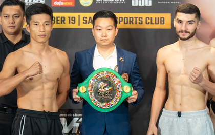 Các võ sĩ sẵn sàng cho sự kiện tranh đai WBC Muay Thai lịch sử