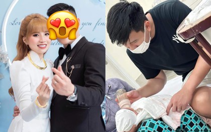 Thủ môn điển trai nhất nhì Việt Nam hạnh phúc đón con đầu lòng