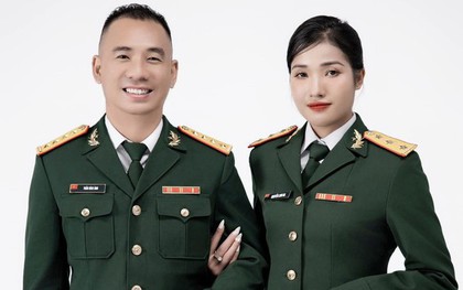 Nữ trung uý xinh đẹp từng hoãn cưới để giành HCV SEA Games tung bộ ảnh cưới ngọt ngào bên chồng quân nhân