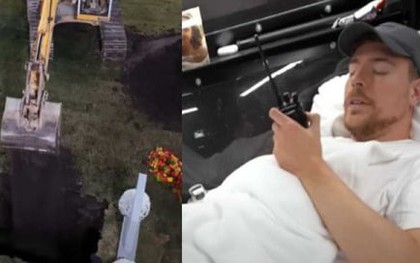 Sau thử thách chôn sống 7 ngày, Youtuber khóc nấc khi ra khỏi quan tài