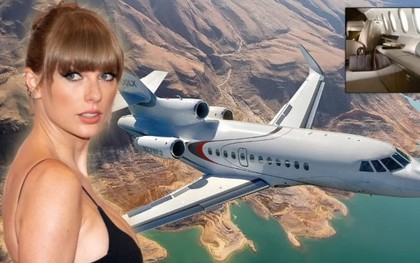 Ngắm nhìn chuyên cơ riêng của nữ tỷ phú mới - Taylor Swift