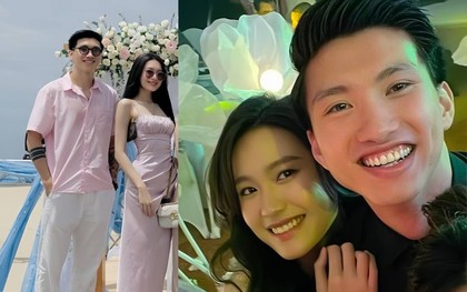 Visual đi ăn cưới của Đoàn Văn Hậu và Doãn Hải My từ lúc “né nhau” đến khi công khai tình tứ bỗng hot trở lại