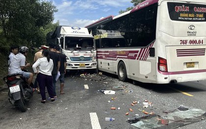Tai nạn liên hoàn trên đường tránh Nam Hải Vân