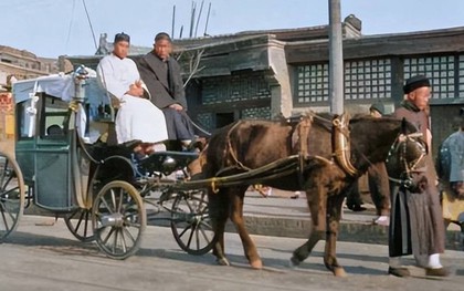Ảnh cũ nhà Thanh: Cận cảnh "siêu xe" của quý tộc nhà giàu, là biểu tượng cho địa vị và gia thế thời bấy giờ