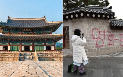 Cung điện biểu tượng giữa lòng Seoul bị kẻ xấu phá hoại: Là nơi tham quan đình đám nhưng giờ nhìn ảnh chỉ thấy đau lòng