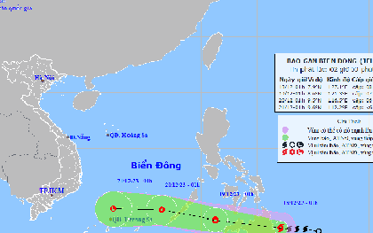 Bão Jelawat đang di chuyển nhanh vào Biển Đông