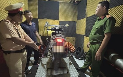 Triệt xoá lò "độ" xe máy lớn có phòng cách âm ở Biên Hòa