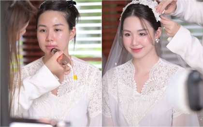 Lộ khoảnh khắc mặt mộc của cô dâu hot nhất MXH, liệu có còn “cực phẩm” như netizen ca ngợi?