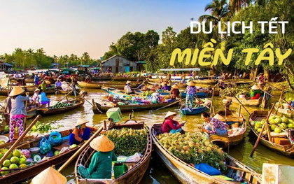 Loạt tour du lịch Tết khởi hành về miền Tây sông nước với giá dưới 3 triệu