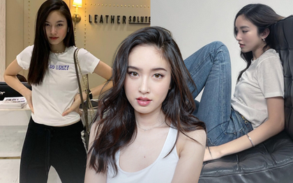Cách diện áo phông + quần jeans đơn giản mà đẹp dữ dội của "mỹ nhân chuyển giới hot nhất Thái Lan" Nong Poy