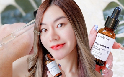 2 tháng dùng thử chai serum chống lão hóa đắt xắt ra miếng, làn da của nàng blogger thay đổi đáng kinh ngạc
